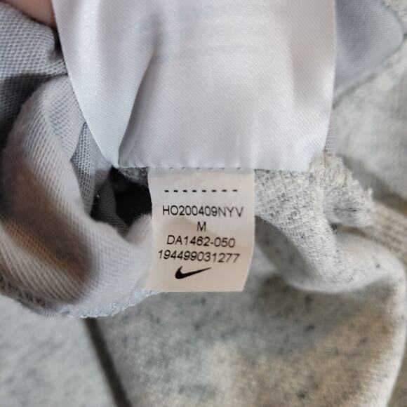Nike Pullover Sweater Pullover Womens Medium Funnel Neck Gray Pockets Sweatshirt - Picture 9 of 11